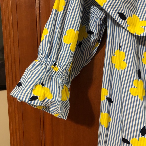 Crown and Ivy Lemon Print Dress Size Medium NWT - Picture 4 of 8